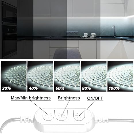 dalattin White LED Strip Lights