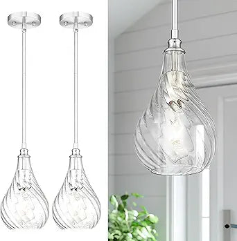 TENGXIN 2 Pack Pendant Lights