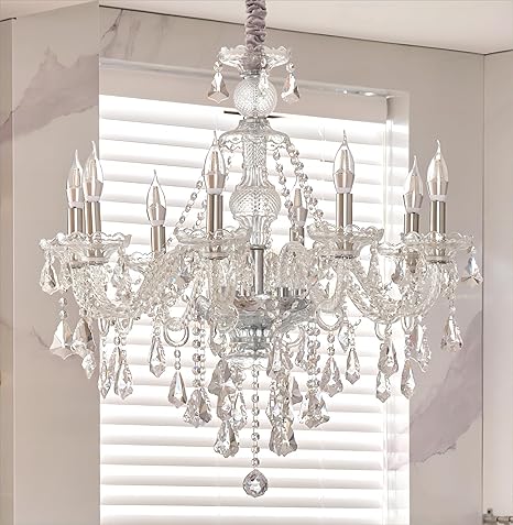 Clear 8 Lights K9 Crystal Chandelier