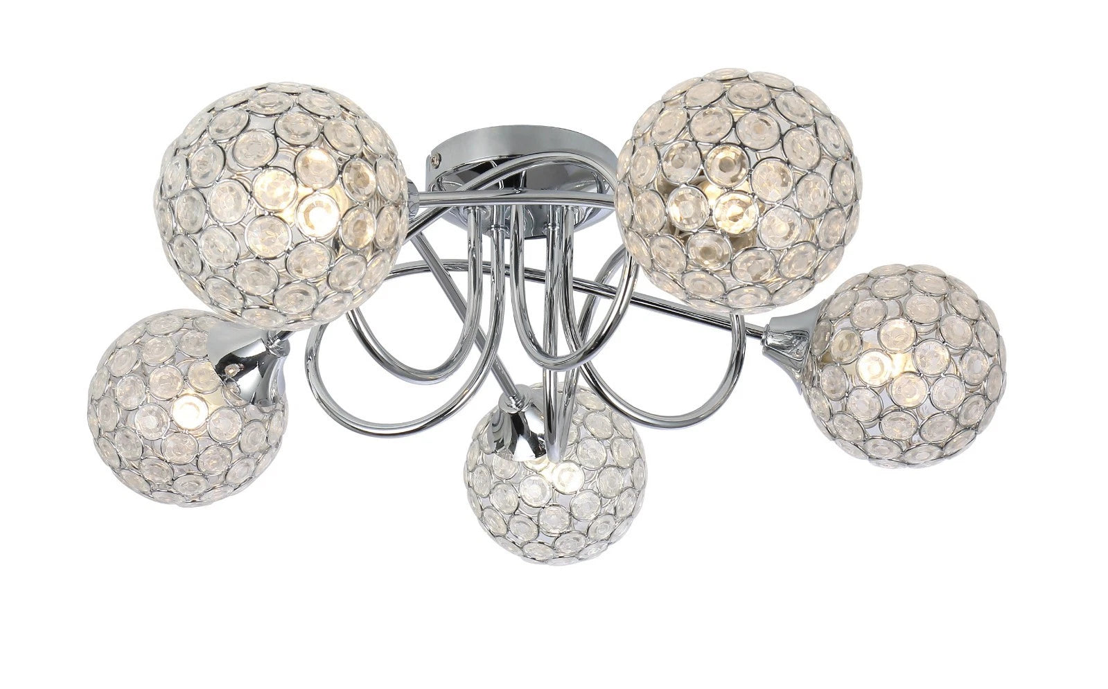 Modern 5 Way Flush Ceiling Light