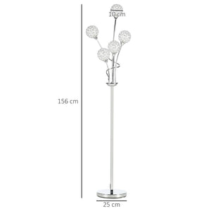HOMCOM Modern Floor Lamp