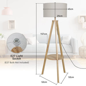 Tripod Floor Lamp Free Standing Light
