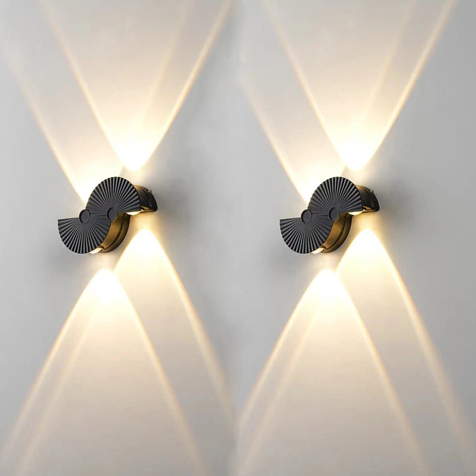 2Pcs COB LED Outdoor Wall Light